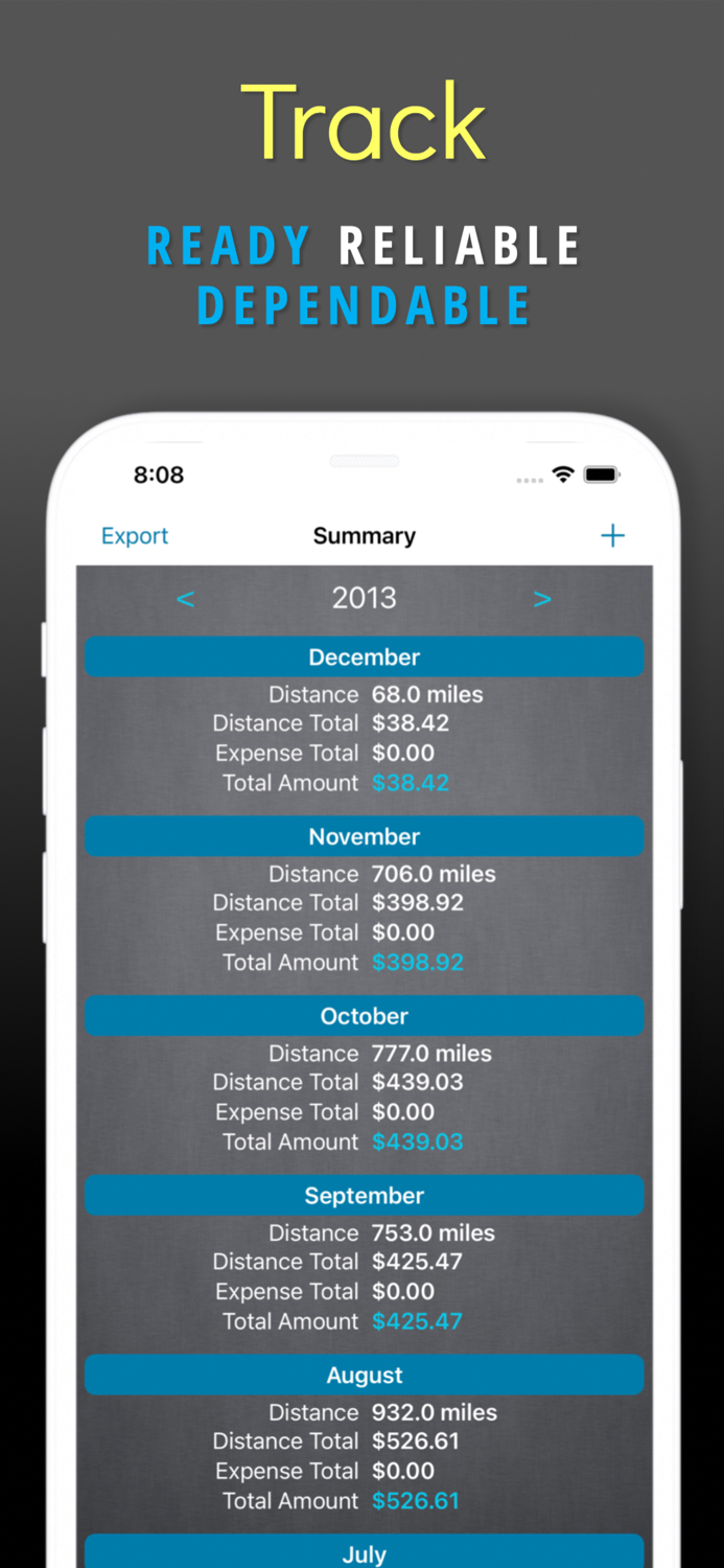 Mileage Expense Log and Tracker