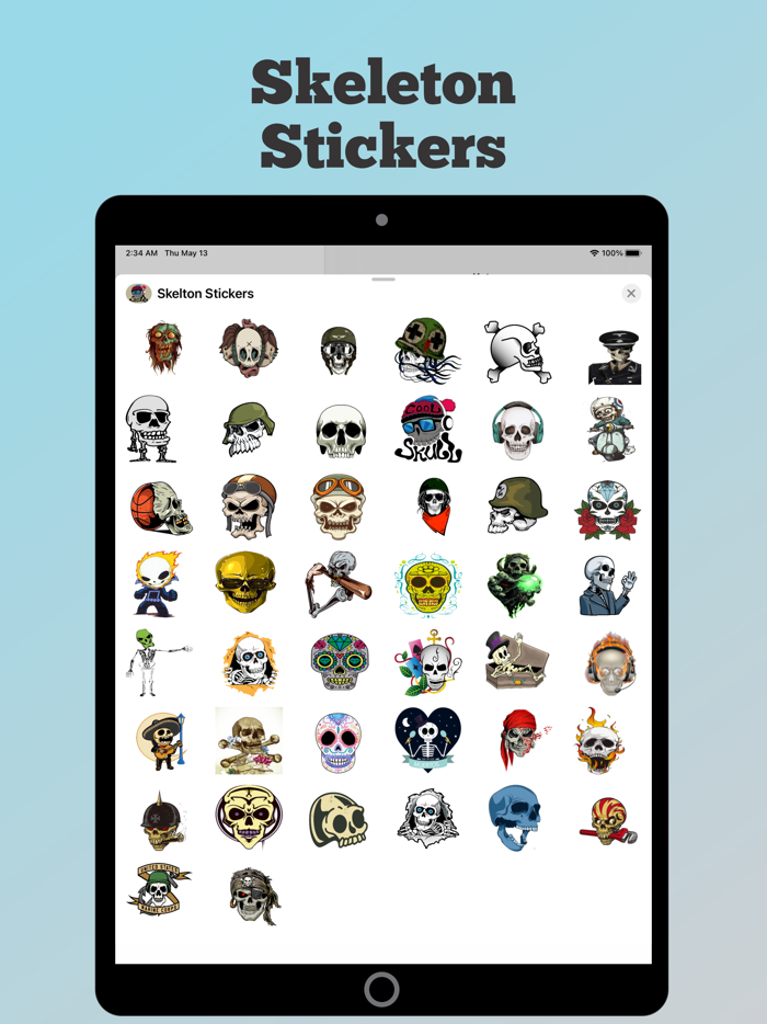 Skelton Army Stickers Pack