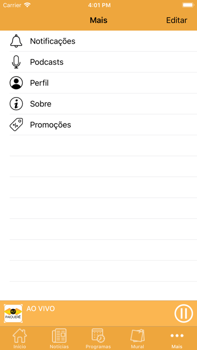 Paiquerê 91,7 Screenshot
