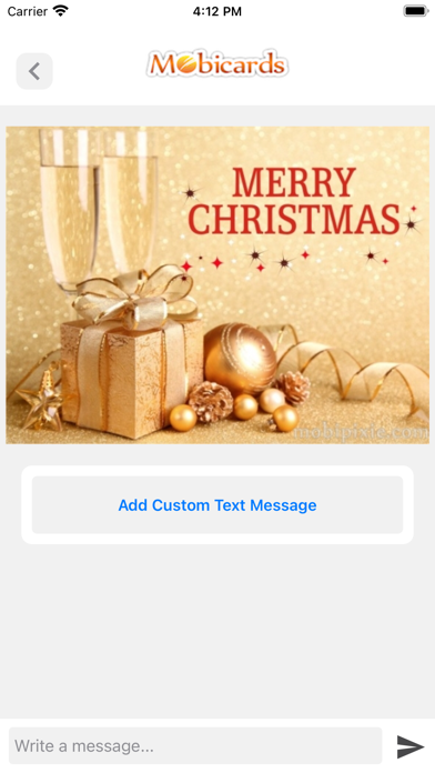 E-cards & Greetings Screenshot