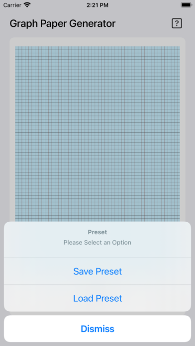 Graph Paper Gen Screenshot