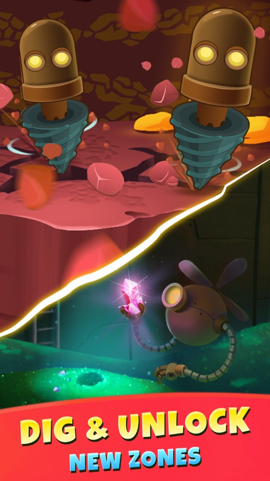 #2. Deep Town: Mining Idle Games (iOS) 来自: Game Veterans