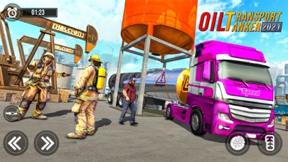 Oil Tanker Truck Driving Game Screenshot