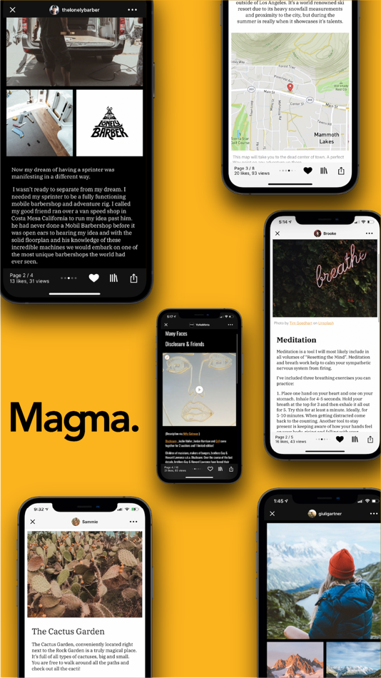 #1. MAGMA. (iOS) By: MagmaMediaCorp