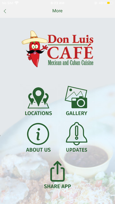 Don Luis Cafe Screenshot