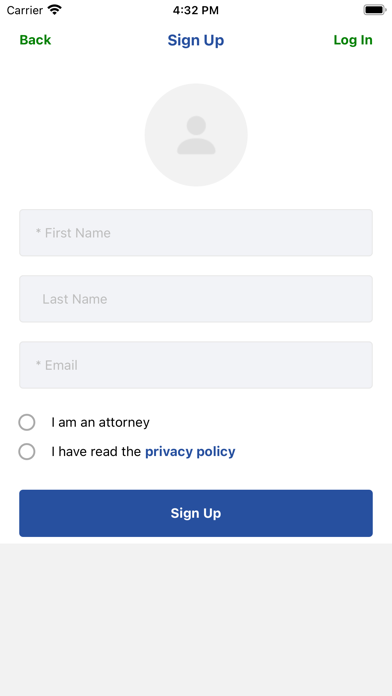 MSBA Lawyer Link Screenshot