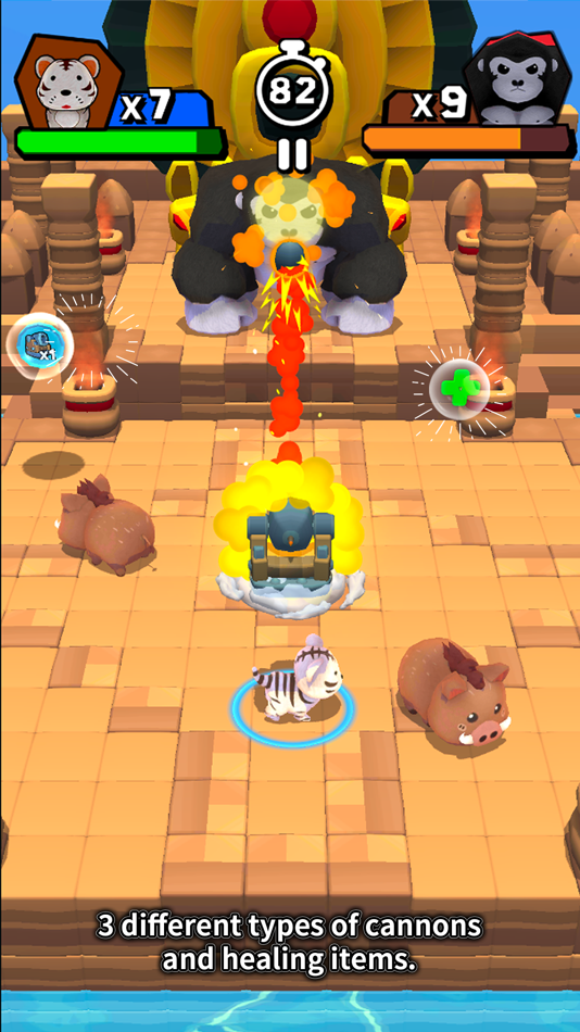 #1. ZOO PARTY: KONG BATTLE (iOS) Bởi: GRAVITY NEOCYON