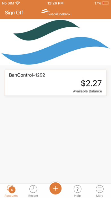 Guadalupe Bank Mobile Screenshot