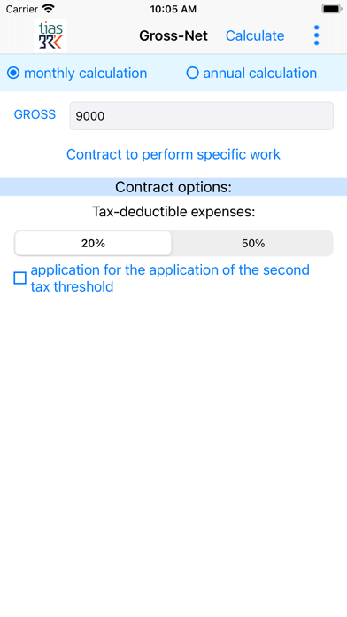 Gross-Net Screenshot