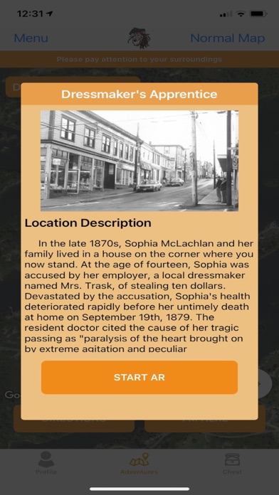 PiRat Ghost History Hunt Tour Screenshot