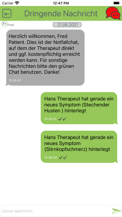 Meine Homöopathie-Therapeuten Screenshot