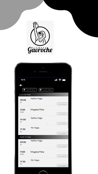 Gavroche Fitness Screenshot