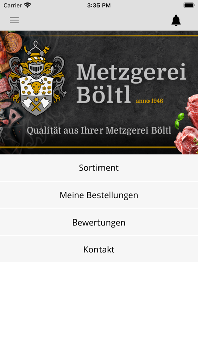 Metzgerei Böltl Screenshot