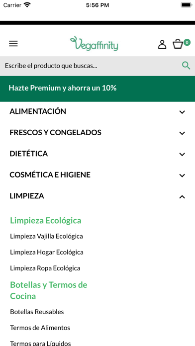 Vegaffinity - Tienda Vegana Screenshot