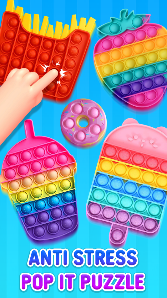 #2. Fidget Toys 3D - Pop it Master (iOS) Podle: Mrudul Babariya