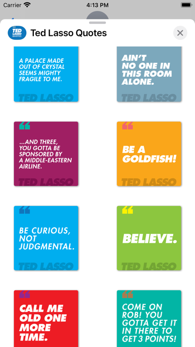 Screenshot #3 pour Ted Lasso Quotes