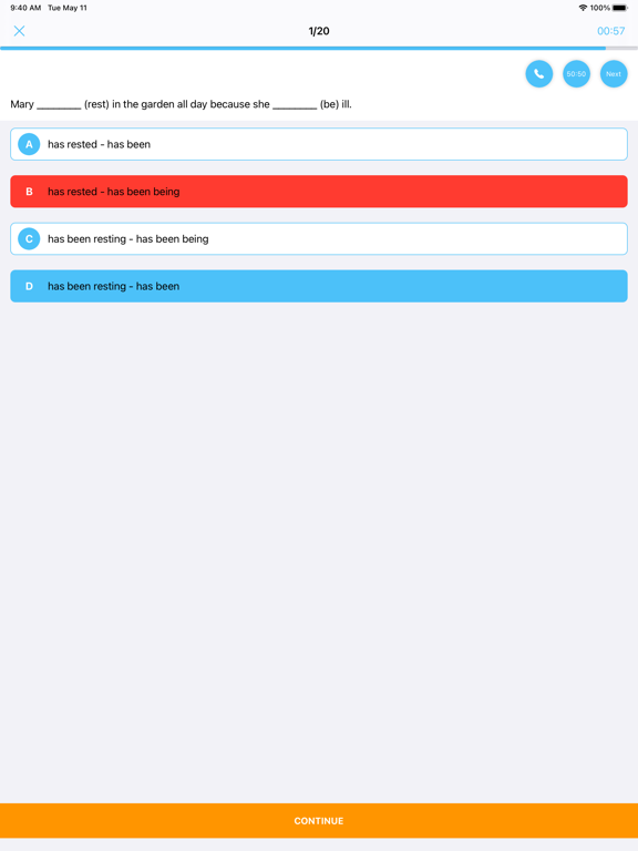 Screenshot #4 pour Study English Grammar Test