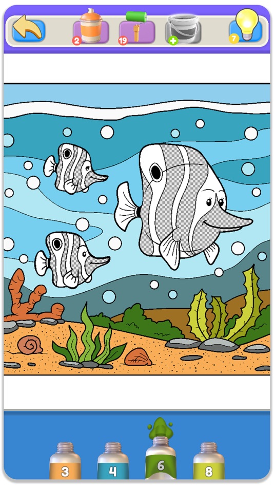 #7. Color Painter - Coloring Book (iOS) 由: byss mobile