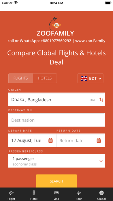 Cheap Flight & Hotel Screenshot