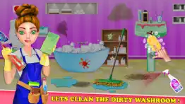home cleaning girls game iphone screenshot 1