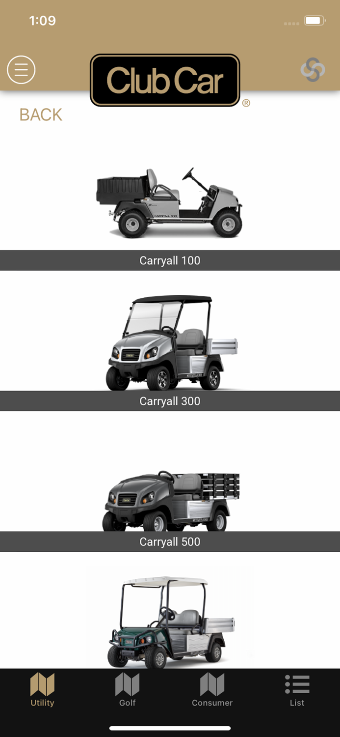 Club Car Sales App