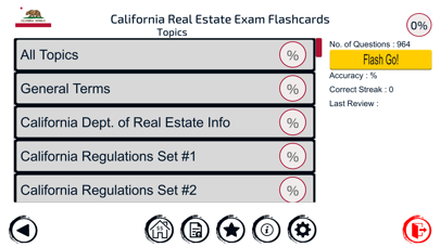 CA Real Estate Exam Flashcards Screenshot
