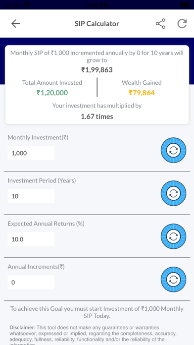 Kamal Investments Screenshot