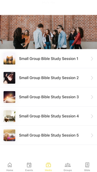NCC Youth Ministries Screenshot