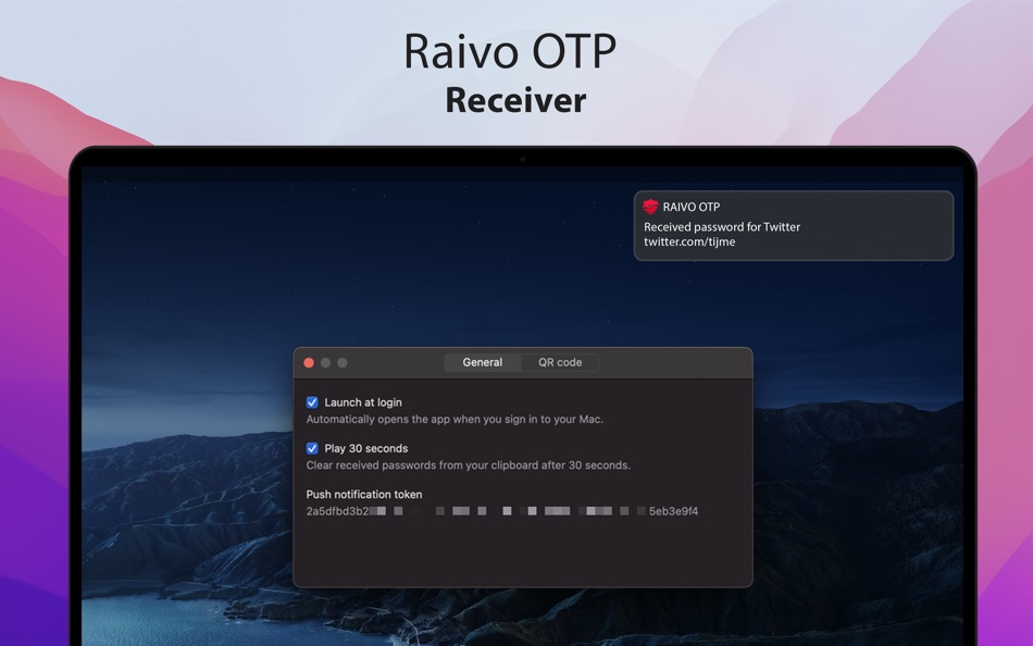 Raivo Receiver (macOS) 由: Mobime Raivo Receiver (macOS) 由: Mobime