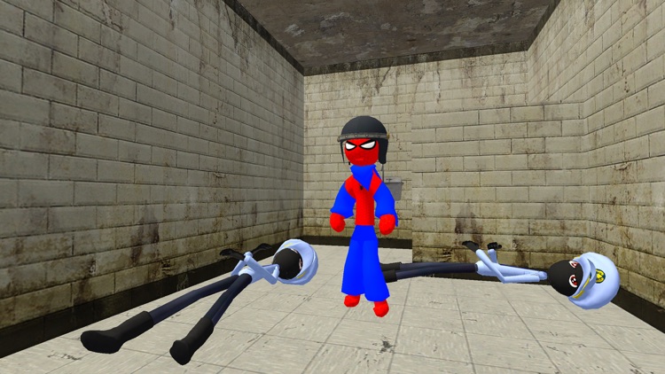 Spider Hero Jail Base Sim War screenshot-3