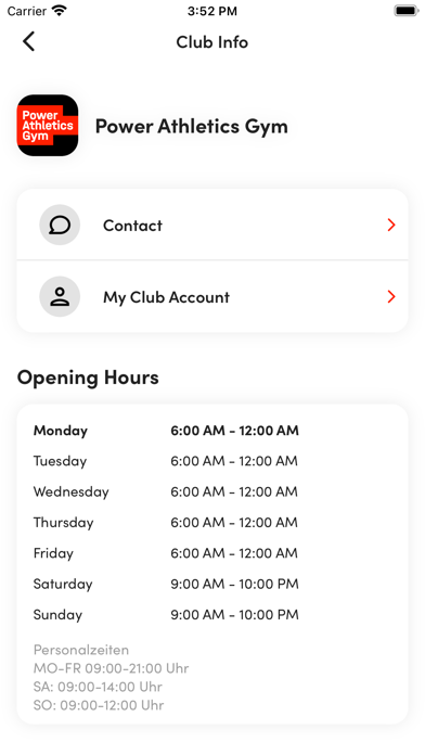 Screenshot #3 pour Power Athletics Gym