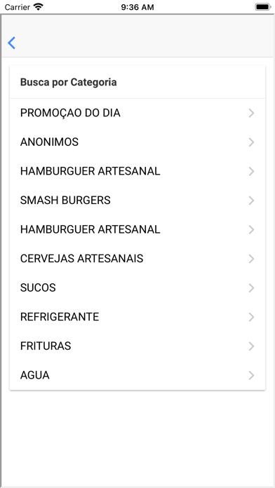 Anônimos Hamburgueria Screenshot