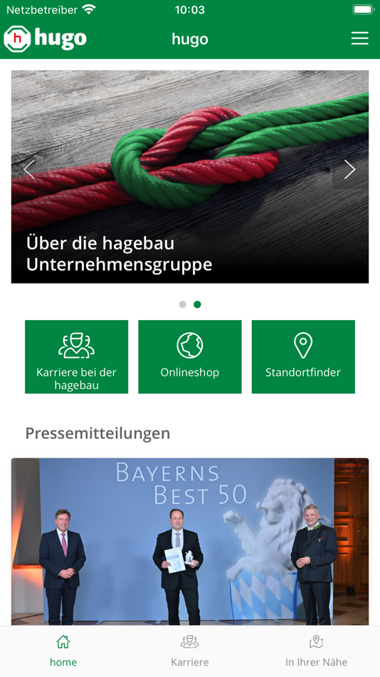 #1. hugo – die hagebau-App (iOS) 由: hagebau IT GmbH