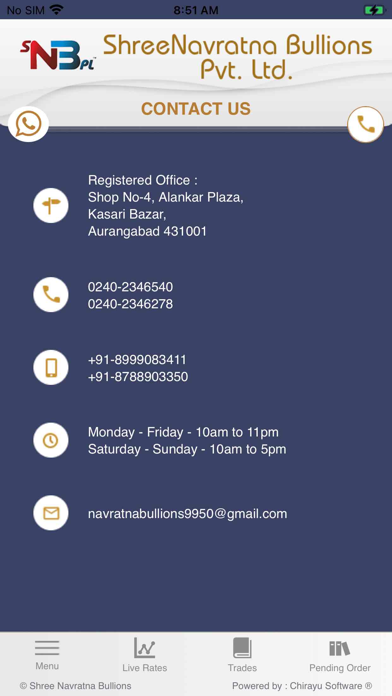 ShreeNavratna Bullions Screenshot