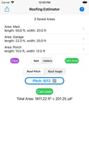 roofing estimator iphone screenshot 1