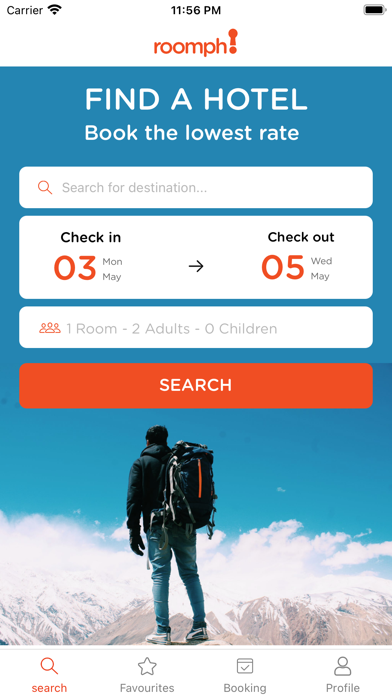 Roomph! PK Hotel Booking App Screenshot