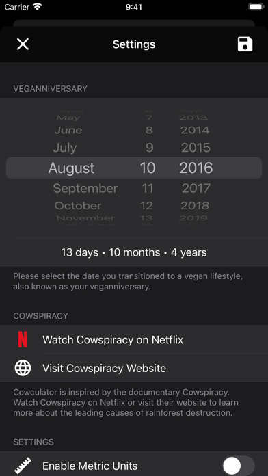 Cowculator - Friends, Not Food Screenshot