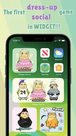 Game screenshot Widget Parrot With Friends apk