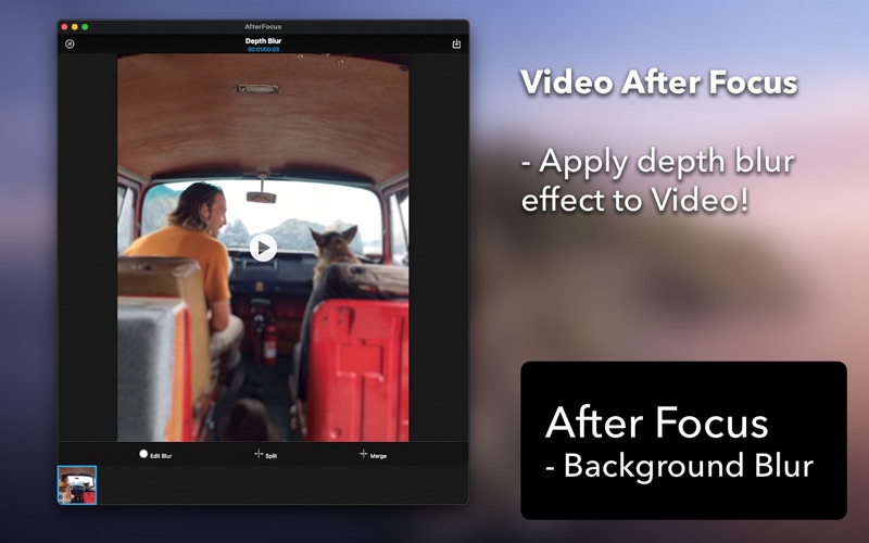 How to cancel & delete afterfocus : background blur 4
