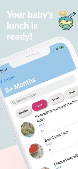 Game screenshot Baby Solids Food Tracker PRO apk