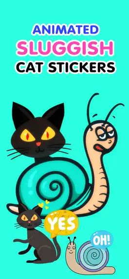 Game screenshot Animated Sluggish Cat Emoji mod apk