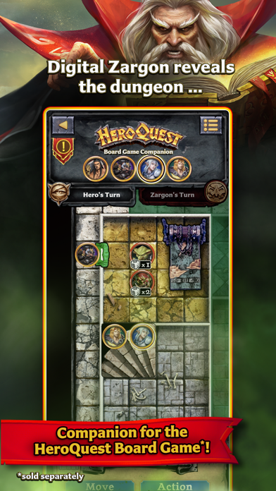 HeroQuest - Companion App Screenshot