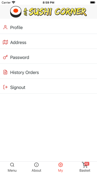 Sushi Corner Oxford Screenshot
