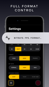 REC - Pro Video Camera screenshot