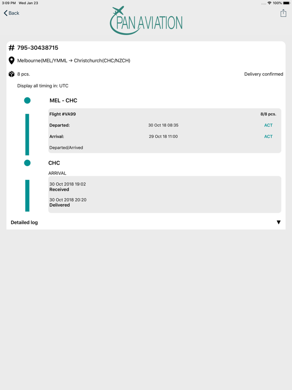 Screenshot #5 pour Pan Cargo Tracking
