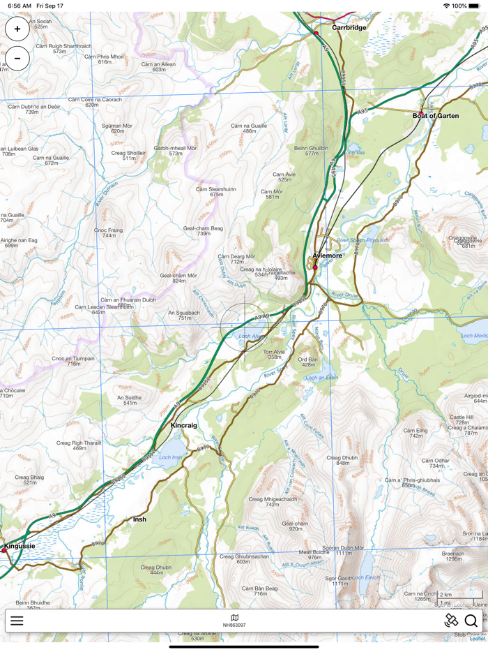 The Cairngorms Outdoor Map