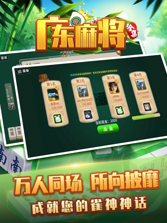 星辰广东麻将-单机版 iPad screenshot 4 - Games app