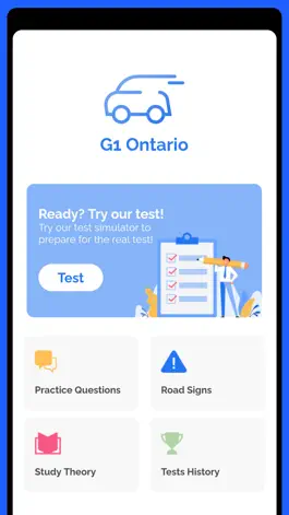 Game screenshot Ontario G1 Driving Test 2021‏ apk