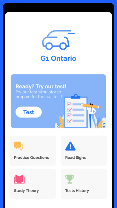 Ontario G1 Driving Test 2021‏ Screenshot