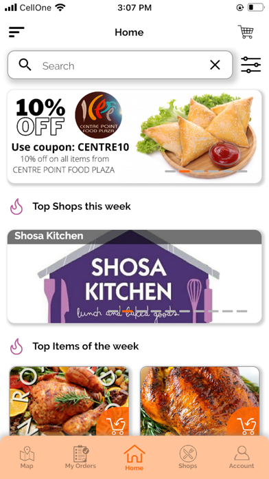 SF Delivery: Online Food Order Screenshot 1 - AppWisp.com SF Delivery: Online Food Order Screenshot 1 - AppWisp.com